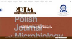 Desktop Screenshot of microbiology.pl